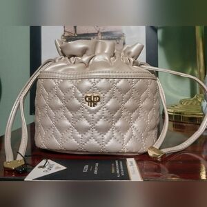 PurseN Quilted Gold Travel Bag